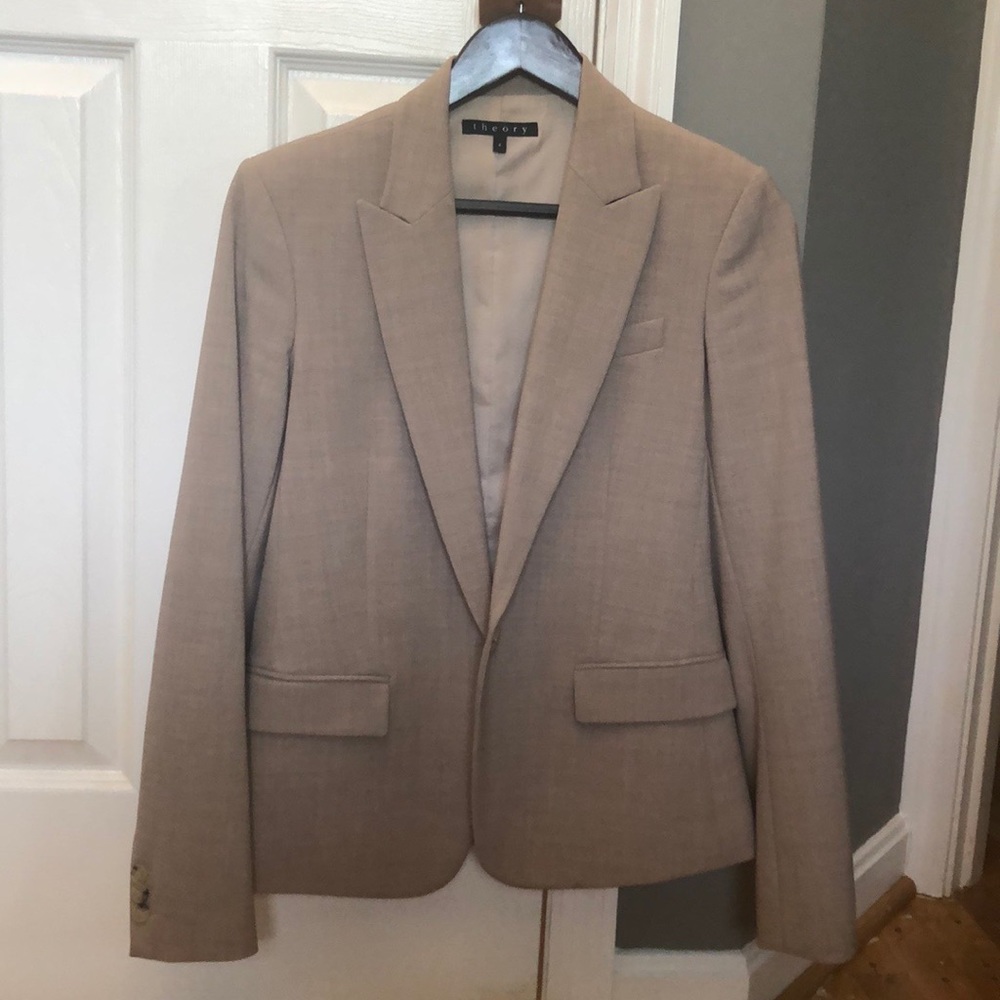 Theory single button blazer